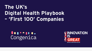 Congenica named in UK’s Digital Health Playbook - ‘First 100’ Companies