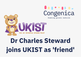 Dr Charles Steward joins as “friend” of the UK Infantile Spasms Trust