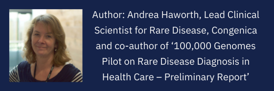 Congenica is a key partner of Genomics England from supporting the initial pilot project, the findings of which are described in this paper, to being chosen as the sole clinical decision support platfor (2)