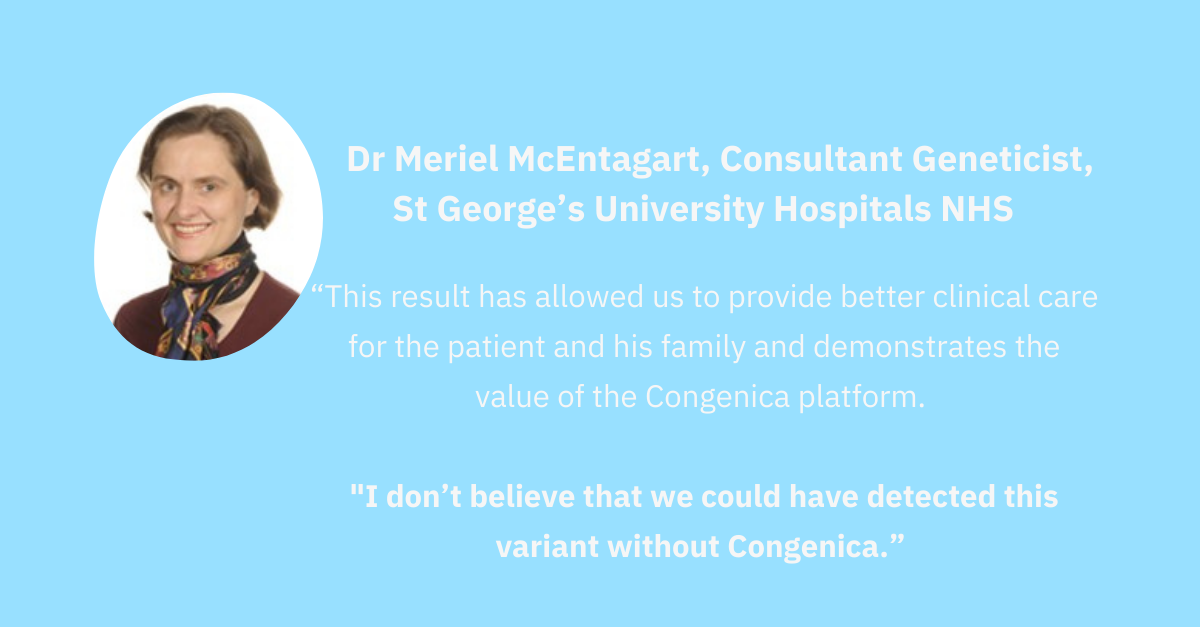 Dr Meriel McEntagart, Consultant Geneticist, St George’s University Hospitals NHS