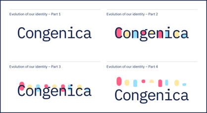 Evolution of the Congenica brand identity