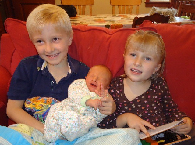 Nash, Charlotte and baby Cooper