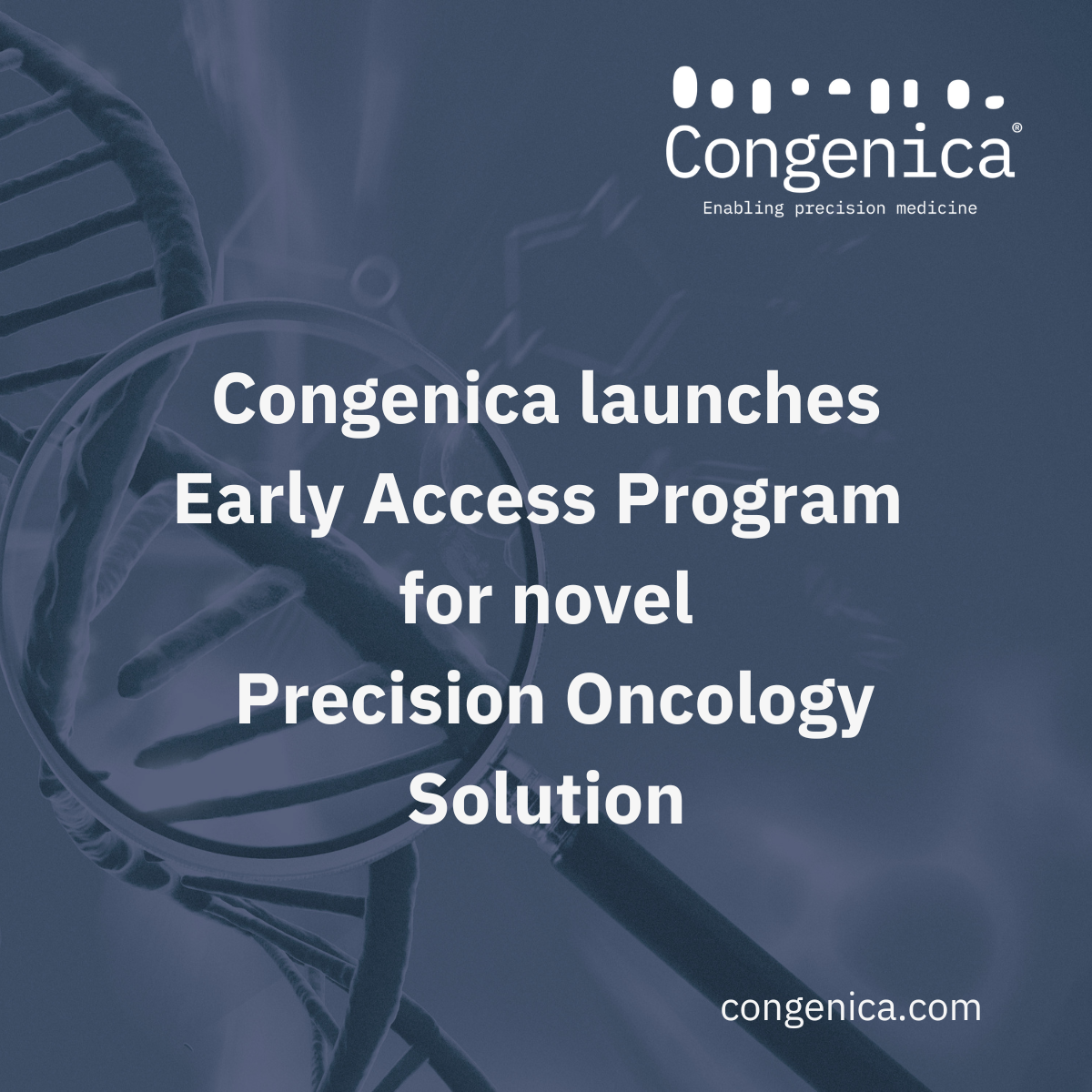 Congenica announces Early Access Program for its novel Precision Oncology Solution